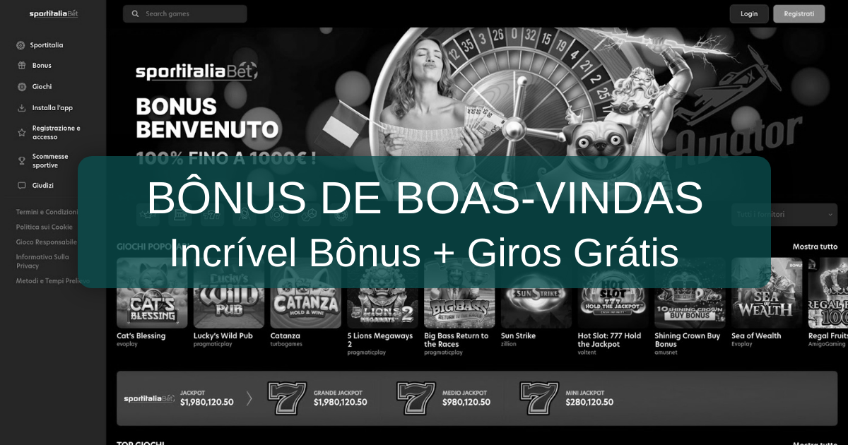 SportItaliaBet Casino  welcome bonus